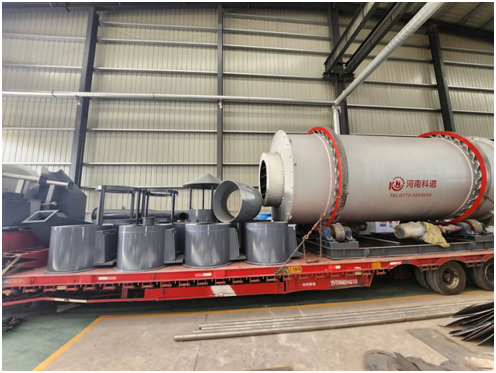尾礦砂烘干篩分成套設備發(fā)貨